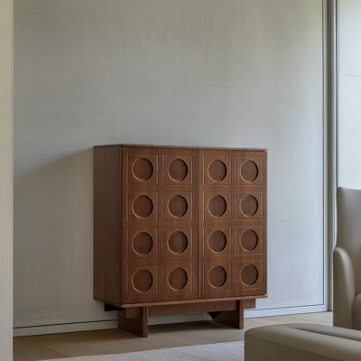 Light Luxury Retro Vertical Display Case