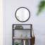 Miroir mural circulaire avec cadre en bois-655637365