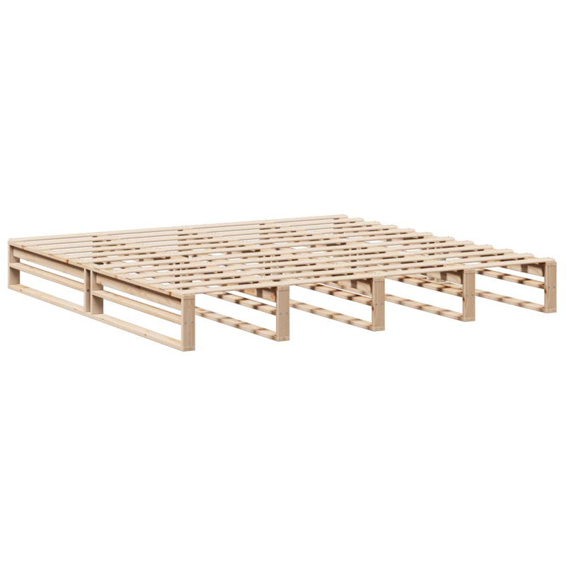 Bed Frame, Super King (6'), Brown