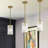 1-Light Modern Crystal Single Pendant Light With Adjustable Height-465480786