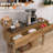 Wood Console Table With 3 Drawers