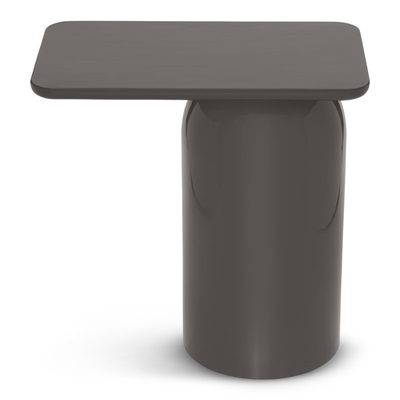 Alessia End Table, Obsidian Green