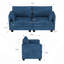 Canapé 74,27 po, canapé confortable 2 places, design moderne Mid-Century-973350847