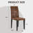 Anders Upholstered Dining Chair With Metal Legs-791629753-791629756