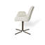 48cm H Boucle Upholstered Metal Armchair-1769818272-1769818274