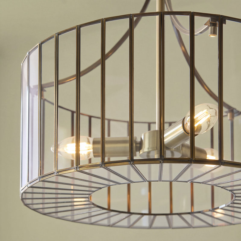 Sloane Drum Chandelier, 3 Light