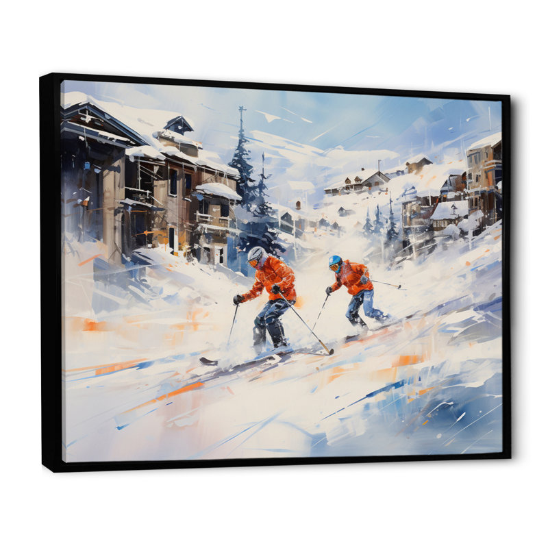 " Canada Glimpses Of Whistler V ", 30" H x 40" W x 1.5" D, Black