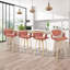 Tabouret de comptoir pivotant 25,78 po Tonnya-1133410745-1116411964