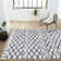 Sineu Moroccan Diamond Shag Beige/Navy Rug