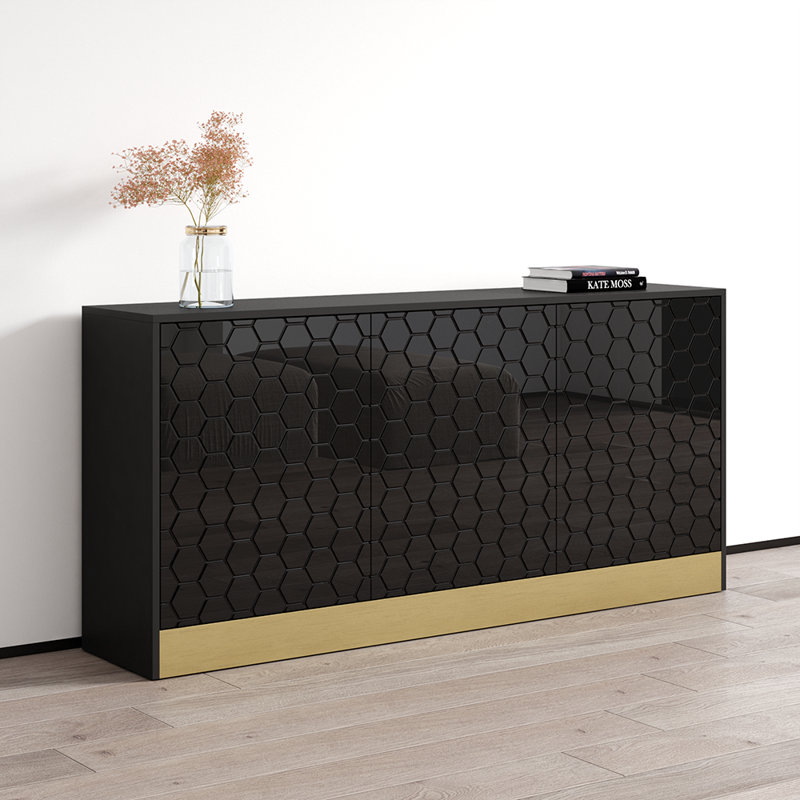 Table buffet Trumbauer, Noir