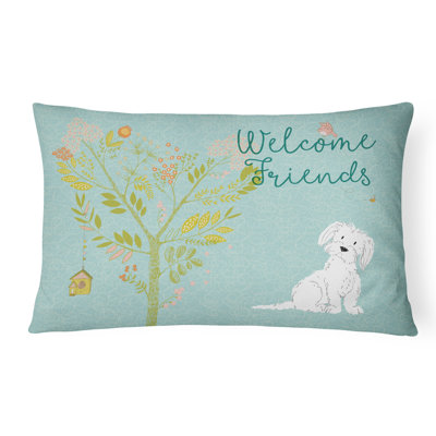  Coussin intérieur / extérieur Welcome Friends Maltese