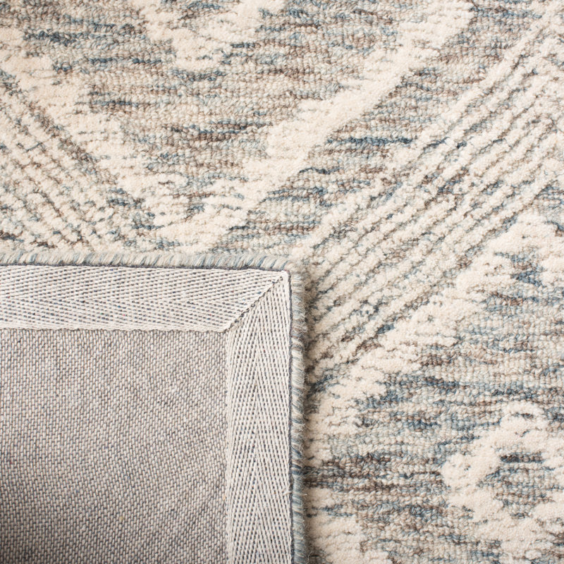 Tapis géométrique en laine touffeté à la main Dibenedetto, Rectangle 5 pi x 8 pi