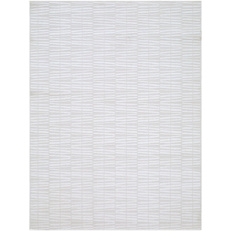ELLE Decor X Livabliss Grenelle Machine Woven Rug, Rectangle 6'7" x 9', Gray