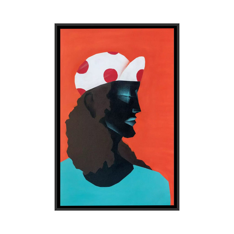 Orange Afternoon by VCalvento - Print on Canvas, 101.6 cm H x 66.04 cm W, Black Framed