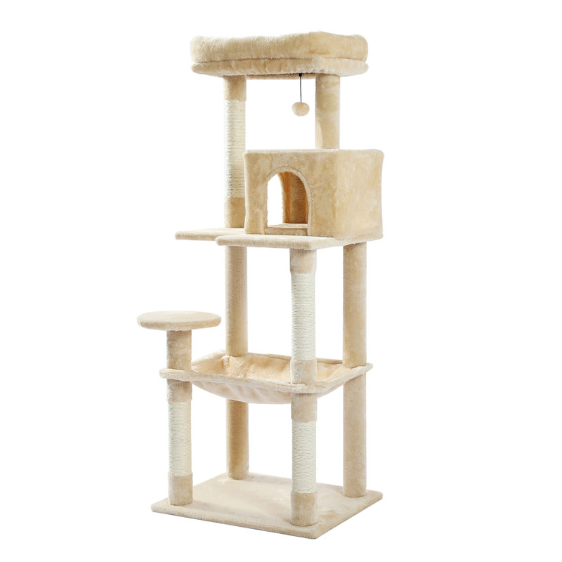 Eluster H 45,669291338583 po, Beige, 45.7" H x 17.7" W x 16.1" D