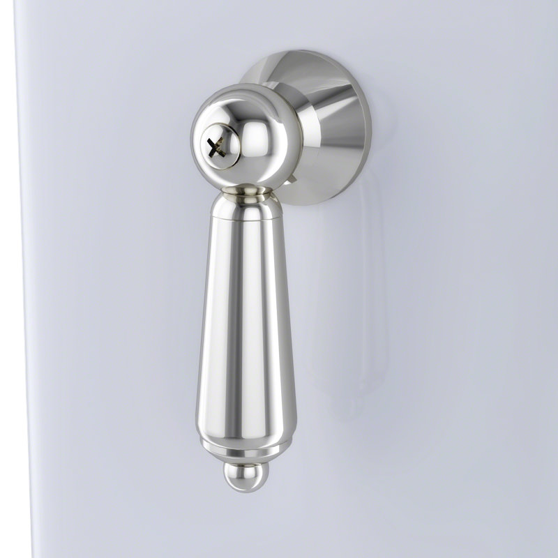 Levier de déclenchement (montage latéral) - Nickel poli pour réservoir de toilette Carrollton, Dartmouth, Promenade, Whitney