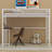 Twin Metal Loft Bed With Desk, Ladder And Guardrails-101953816