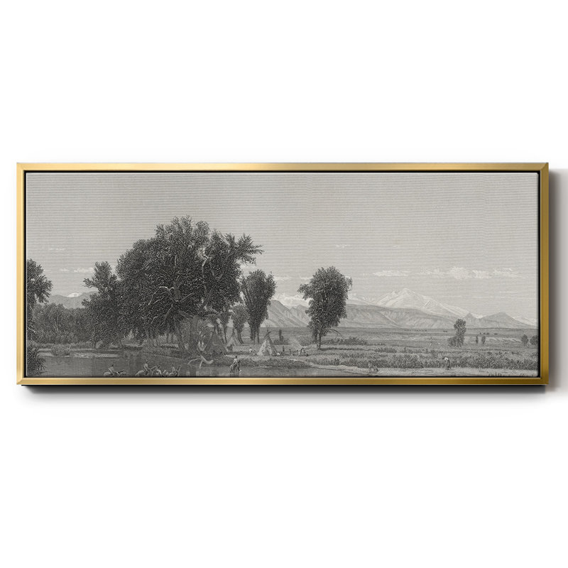 The Rocky Mountains- Framed Canvas