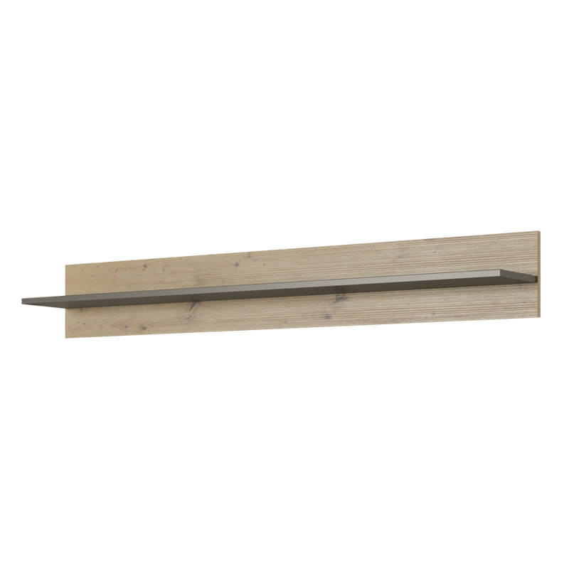 Armagh Floating Shelf, Oak/Matt Grey
