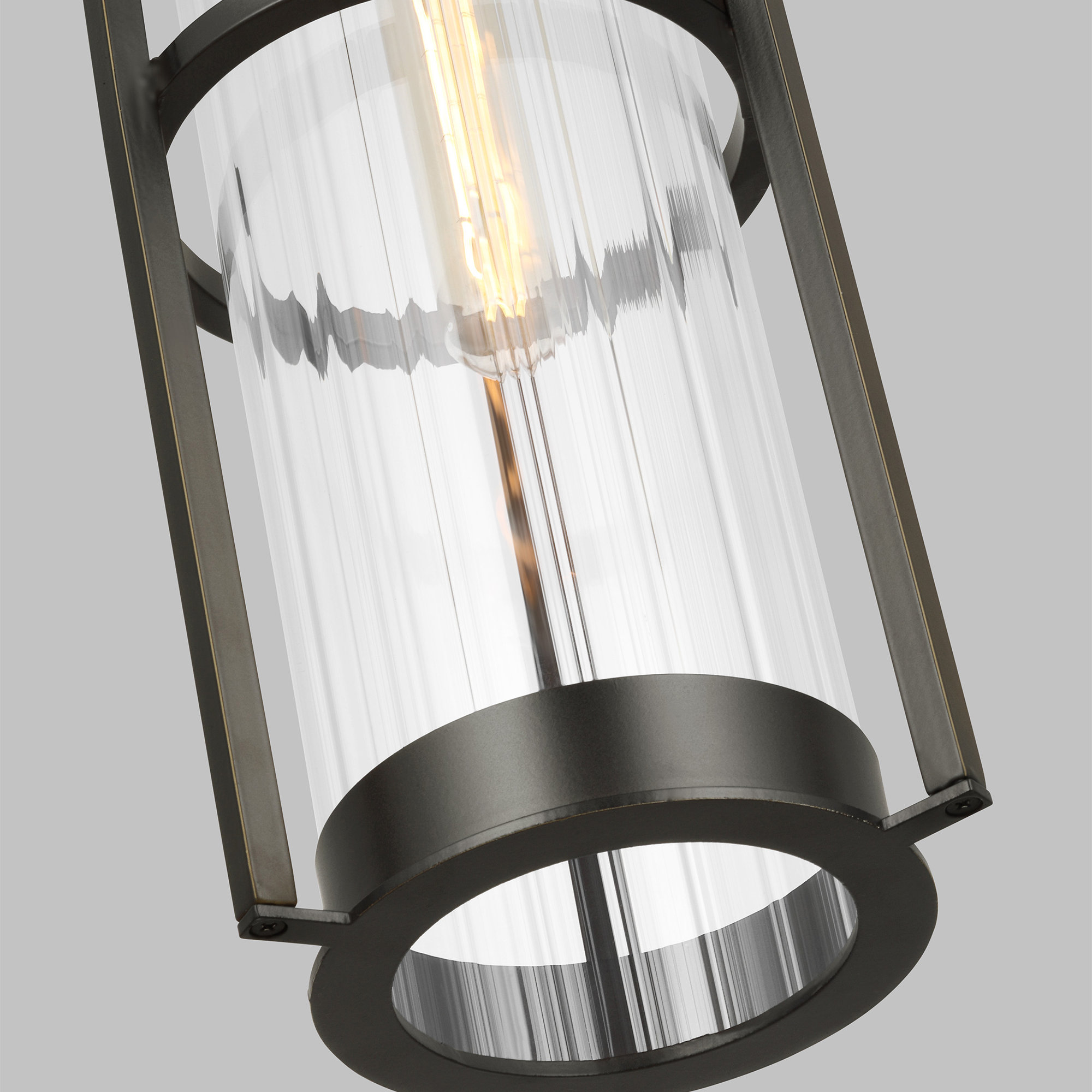 Outdoor Metal Pendant, Antique Bronze