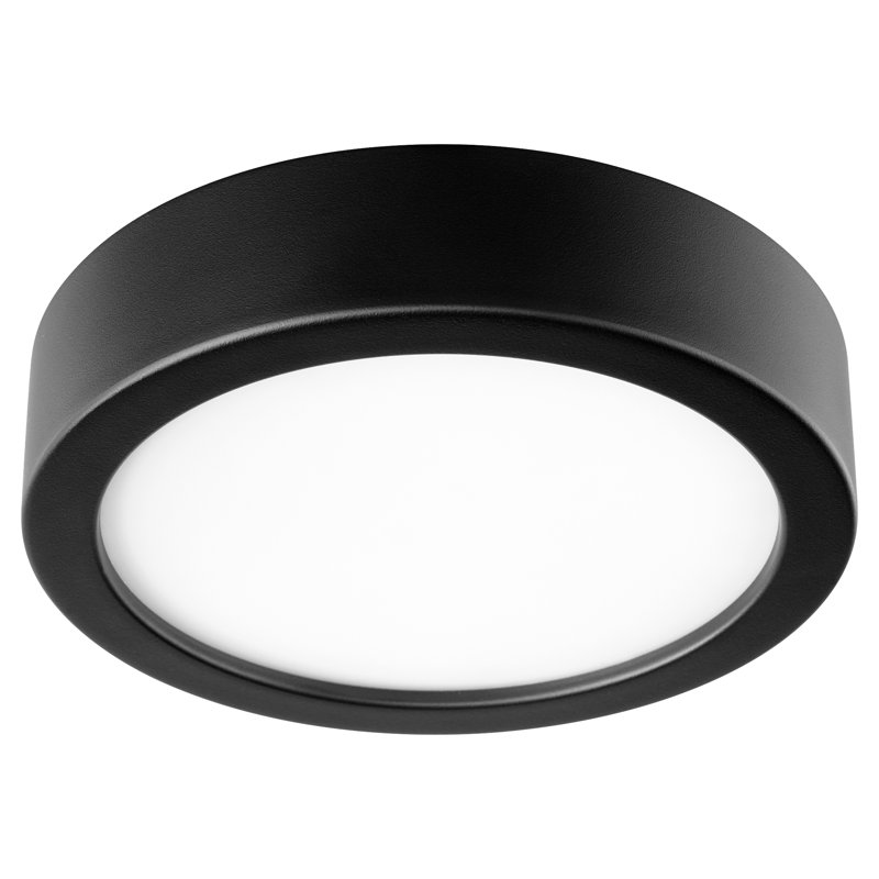 Ventilateur de plafond à DEL 1 lumière, Noir