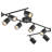 8-Light Adjustable LED Track Lighting Fixture with Color Temperature Control-113463698