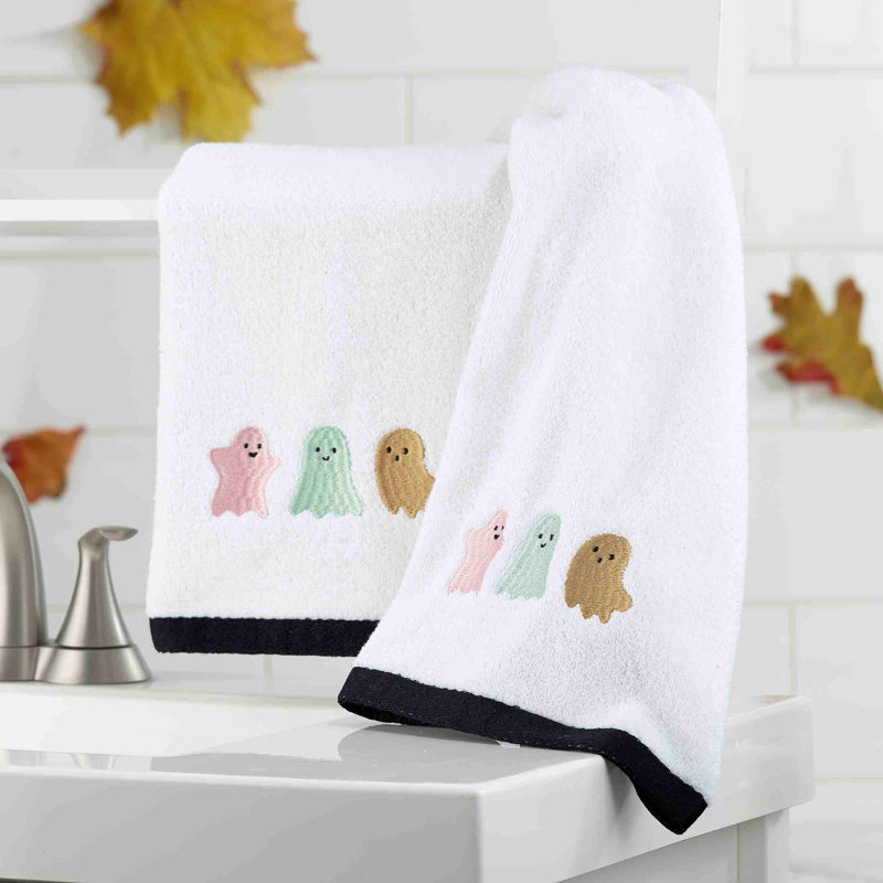  Ghost Pastel Halloween 2-Pack Hand Towels