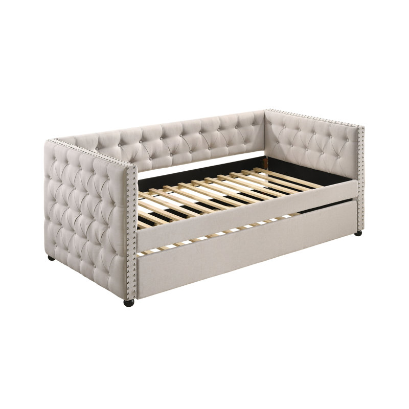 Lit de jour avec couchette Ny Stockholm, Simple, Beige