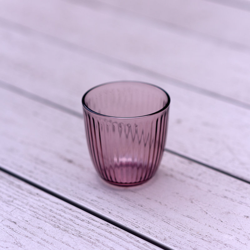 Verres à eau Line Line, 9,75 oz, Rose