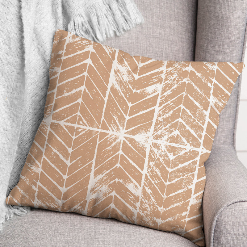  Coussin décoratif intérieur / extérieur, Brun clair
