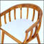 Ensemble de 2 fauteuils de salle à manger Klismos, élégance intemporelle et confort moderne pour toute salle à manger ou cuisine.