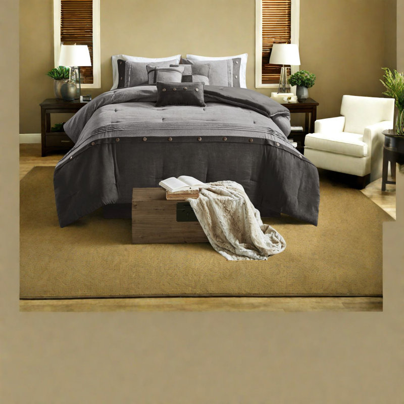 Comfortable Bedding Sets, Polyester Microsuede, Rustic Lodge Style For Home
