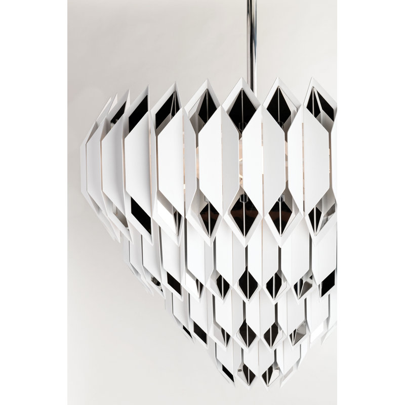 Lustre géométrique à 13 lumières ombré Haiku