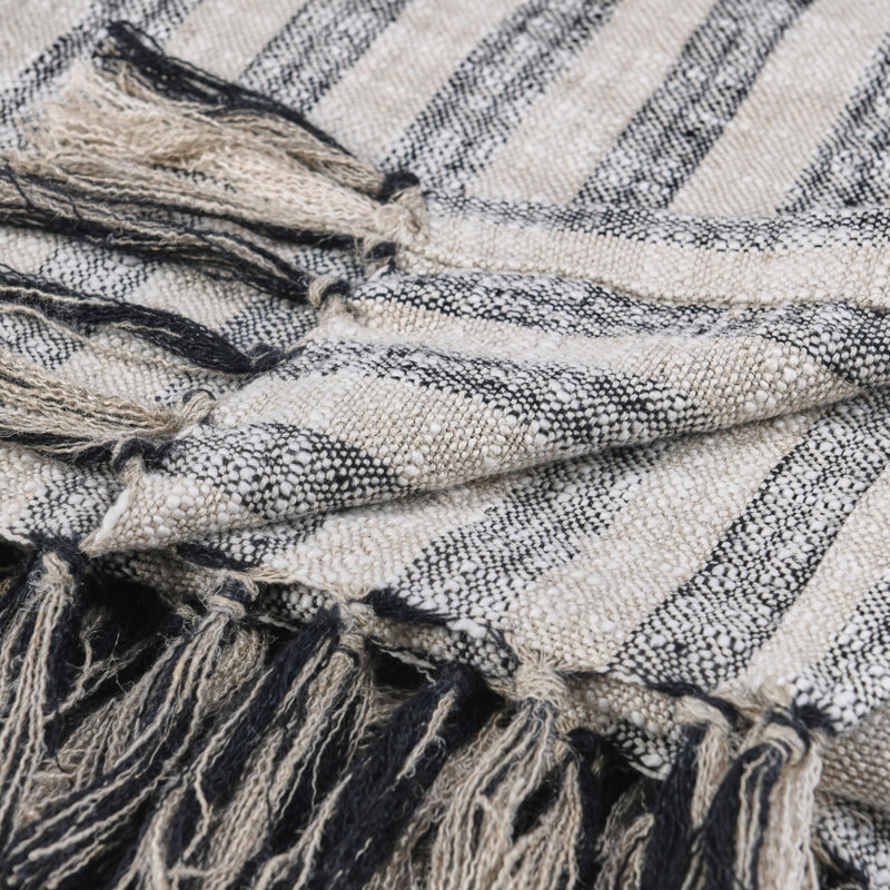 Lima 100% Blue 50"x70" Throw Blanket Blanket