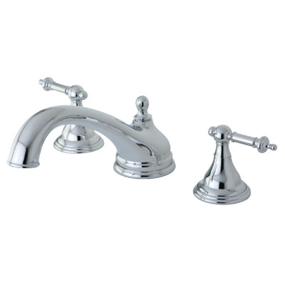 Kingston Brass Vintage Two-Handle 3-Hole Deck Mount Roman Tub Faucet