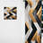 Efrat Black And Gold Geometric Tiles II - Modern Curtain - Velvet Room Darkening - 1 panel-1537988140