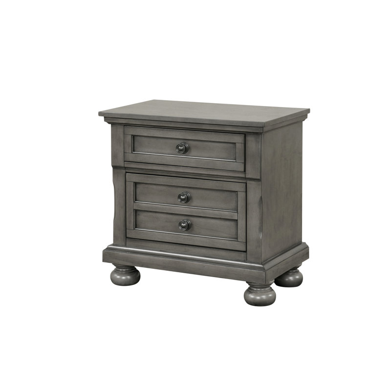 Table de chevet Meade, Gris