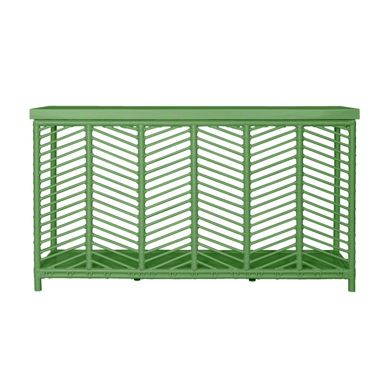 Liam Console Table, Bright Green