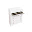 Commode verticale avec panneau décoratif et boutons ronds-611776650