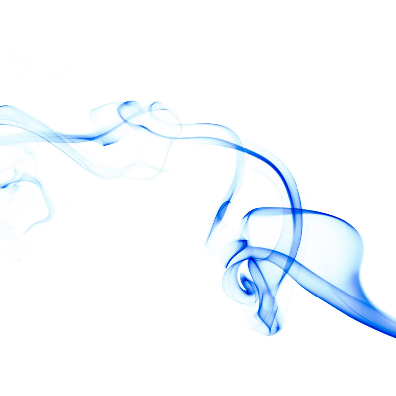 Blue Smoke Print by Scott Norris, Black Framed Paper, 25.25" H x 31.25" W