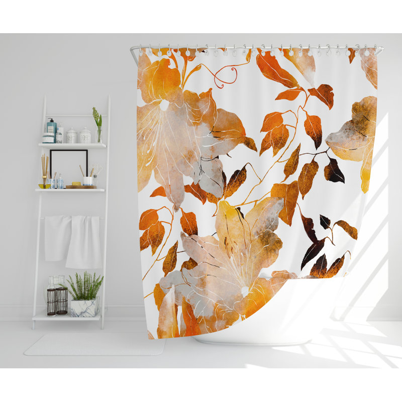 Heuraux Polyester Shower Curtain, 168cm H x 168cm W