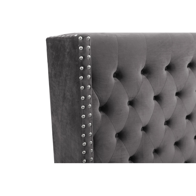 Ensemble de chambre à coucher configurable, gris, Très grand