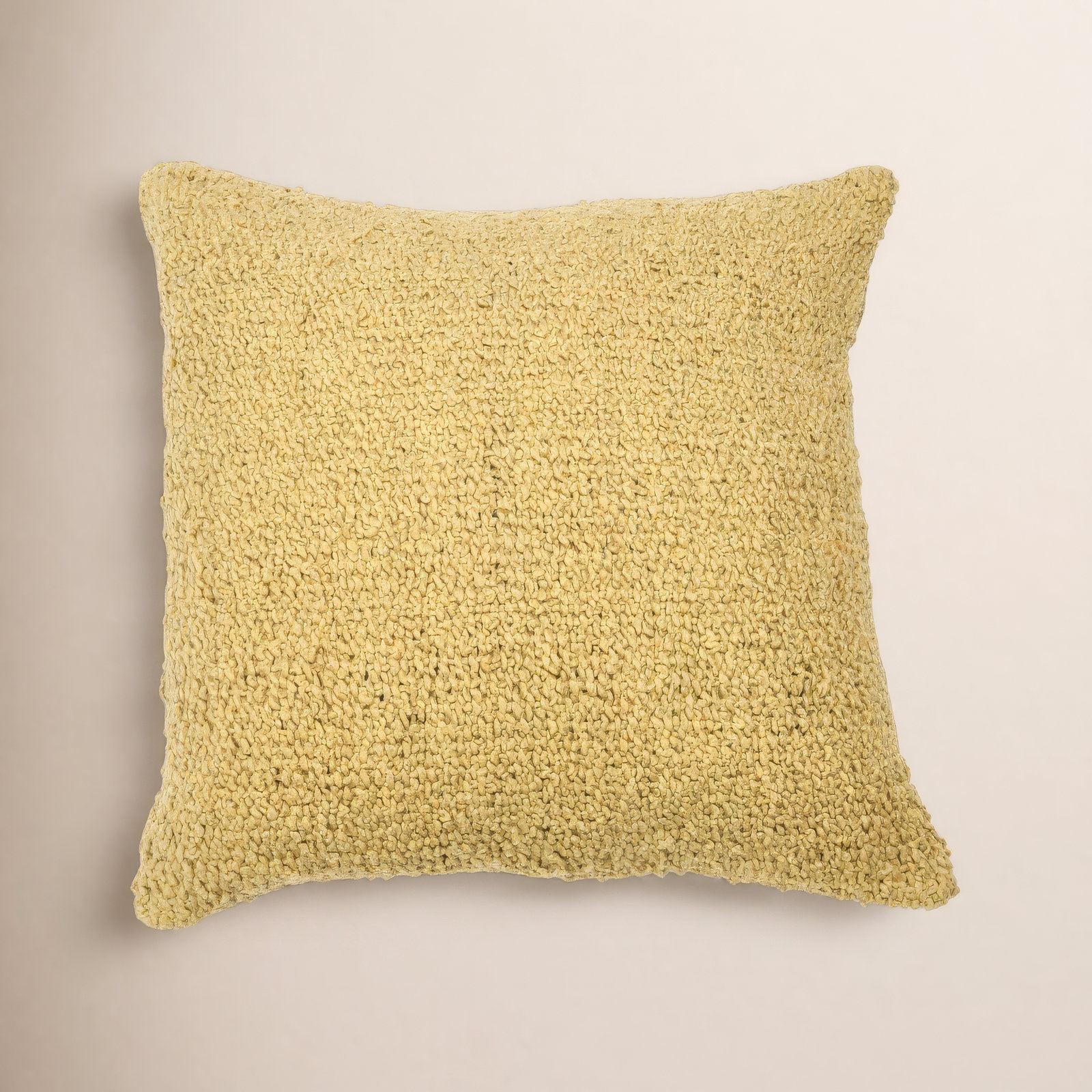 Throw Pillow, Beige, Pillow Cover Only - No Insert 