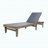 Modern CHAISE LOUNGE - DARK GREY MESH