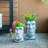 5.5" Easter Island Cement Planter-516375444