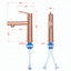 Robinet de salle de bain moderne 2 en 1 (ensemble de 2)-128613799