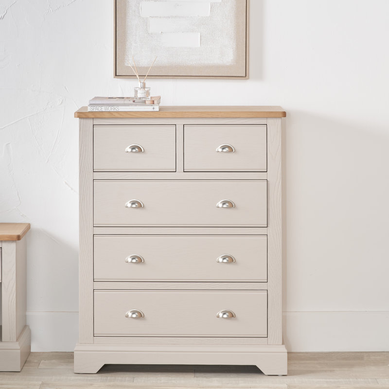 89 cm W Chest of 5 Drawers
