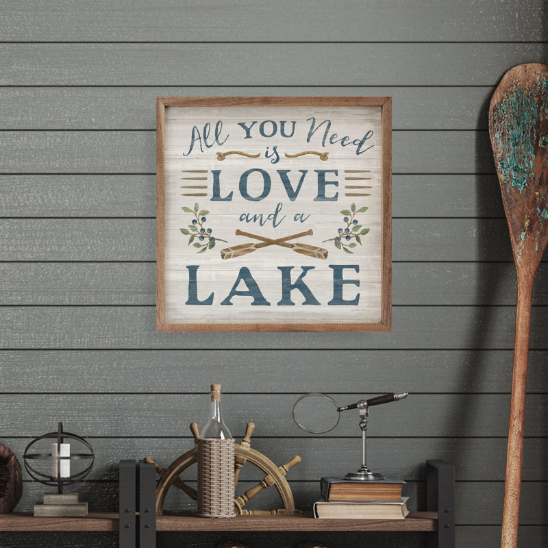 Lakeside Retreat VI Oars By Silvia Vassileva, H 4 po x l 4 po