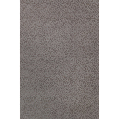 Leopardess Taupe Hand-Tufted Responsible Wool Rug