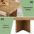 Wood Frame Dining table with sturdy base